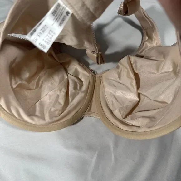 NEW $58 Wacoal [‎ 44DD ] Basic Beauty Seamless Underwire Bra Naturally Nude 6345